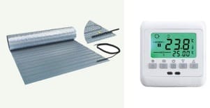 Laminaat verwarmingsmat met klokthermostaat